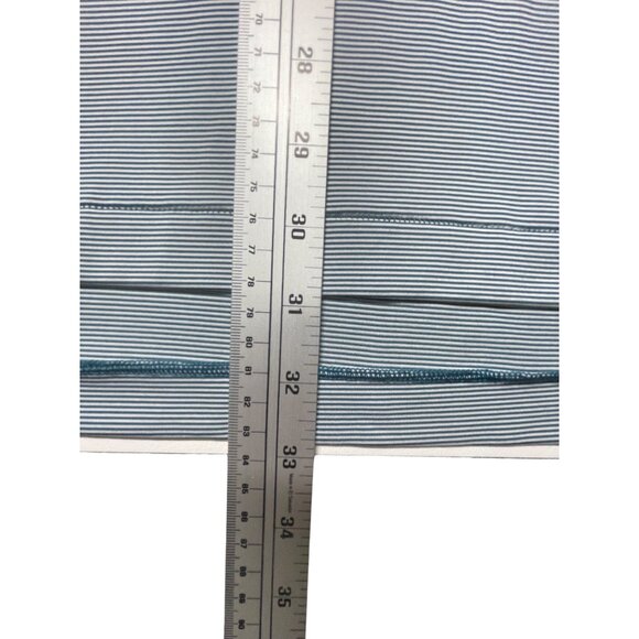 Peter Millar Men's XL Striped Polo Shirt Blue & White Breathable Summer Comfort - Picture 9 of 11
